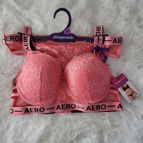 Aeropostale Other - AEROPOSTALE BRAND NEW PUSH UP BRA SET SIZE 36C/L